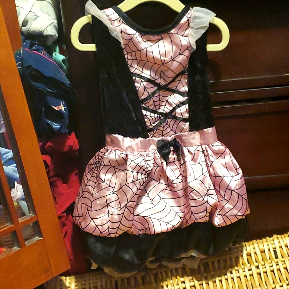 Kids spider web dress